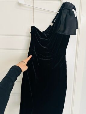 Black one shoulder dress from Dillards youth size M